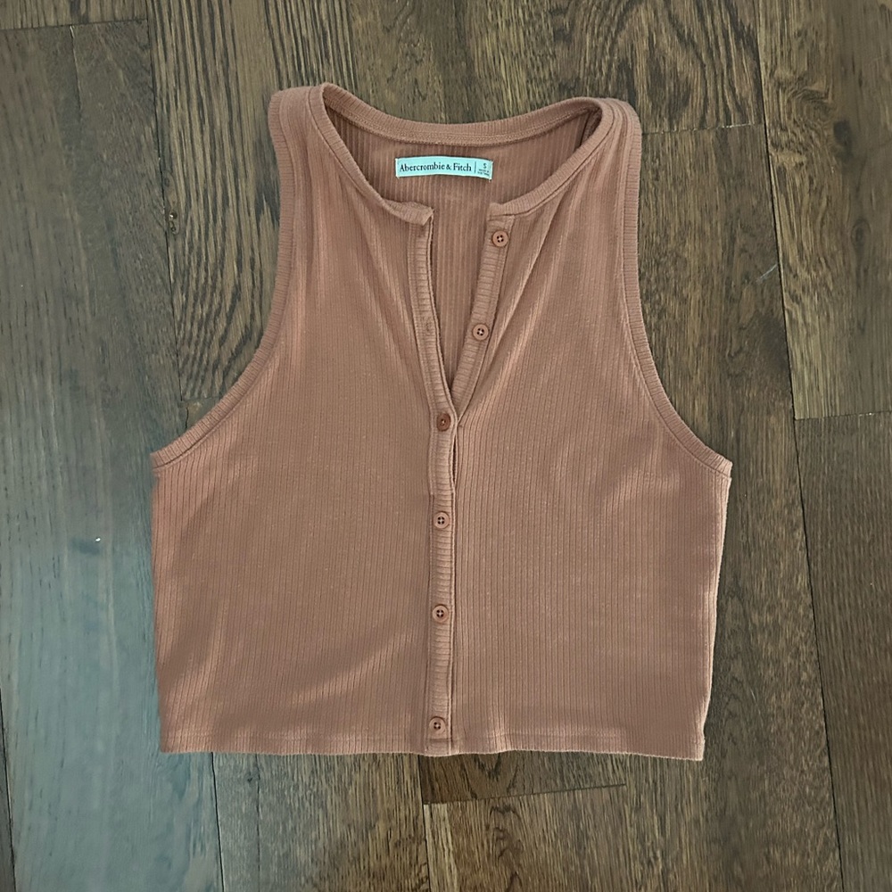 A&F Stretchy Ribbed Crop - Like New